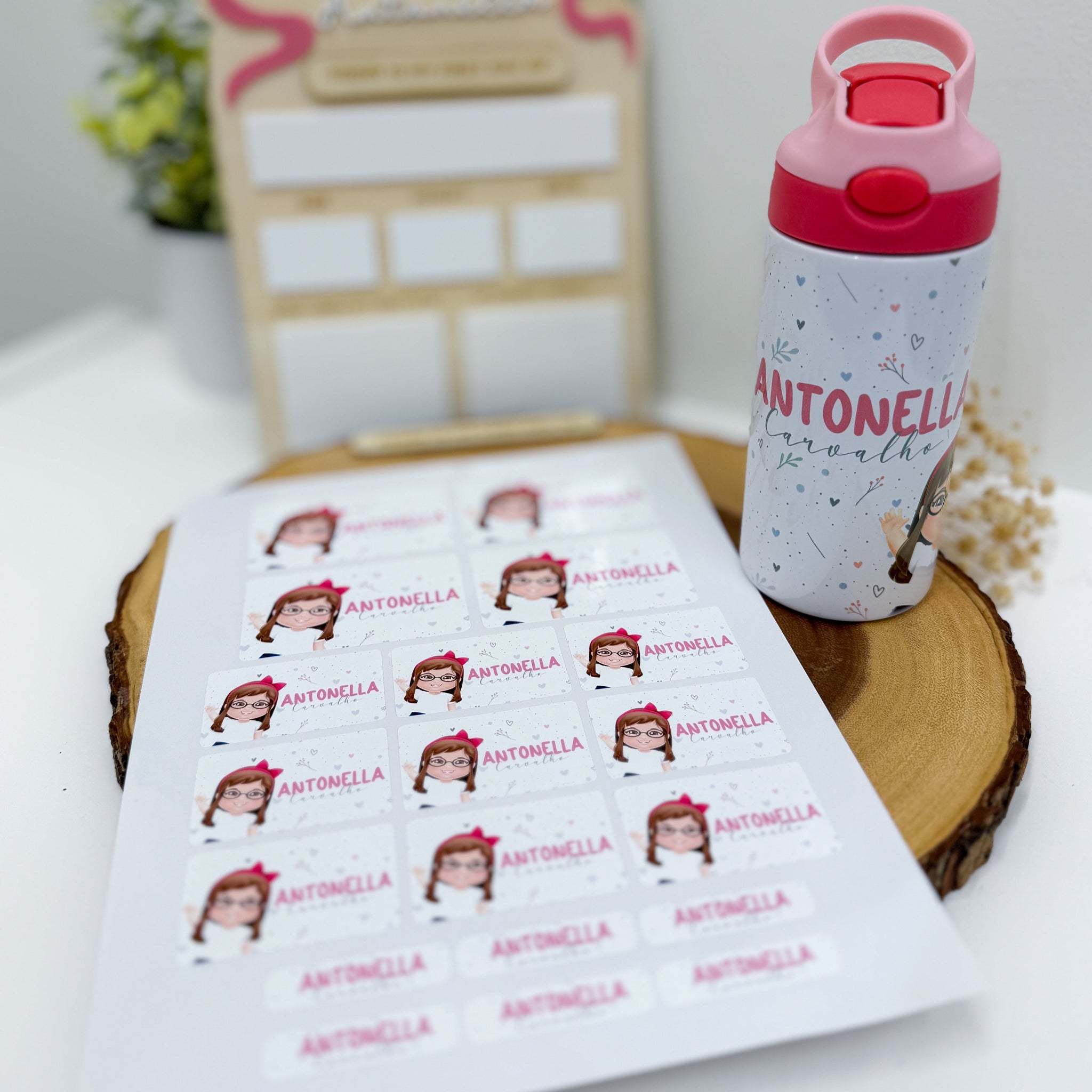 Personalized Kids Stickers – Water-Resistant