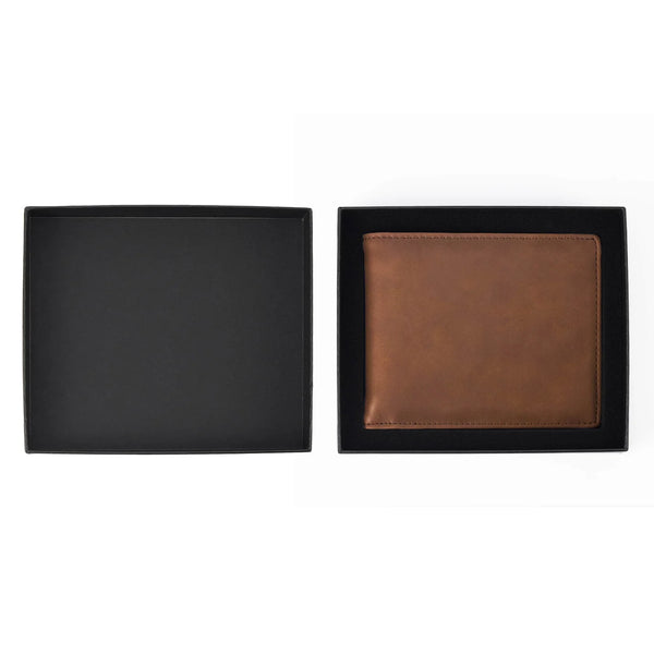 Personalized Leather Wallet for Dad – Custom Engraved Wallet Gift