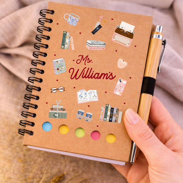 Mini Notebook + Post It Teacher's Appreciation