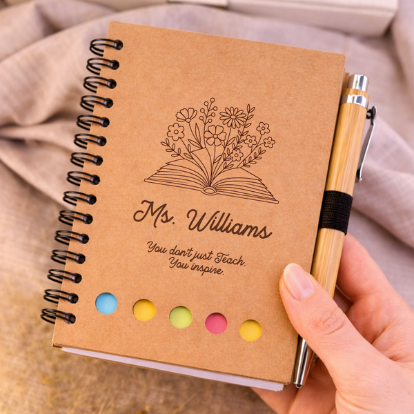 Mini Notebook + Post It Teacher's Appreciation