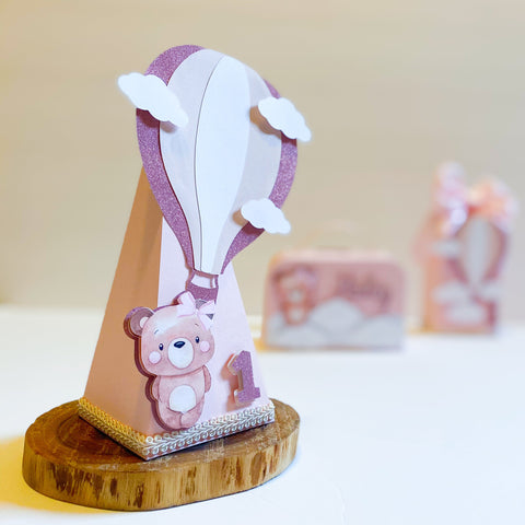 Bear Balloon Pink- Set 10pcs