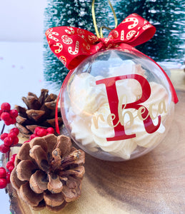 Christmas Ornament w/ Meringue (Suspiro)