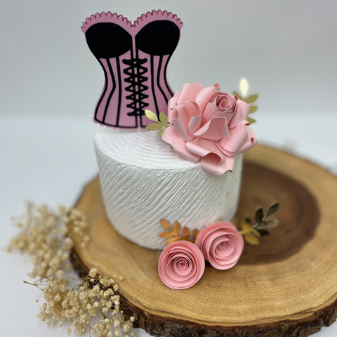 Bridal Shower Lingerie - Cake Topper