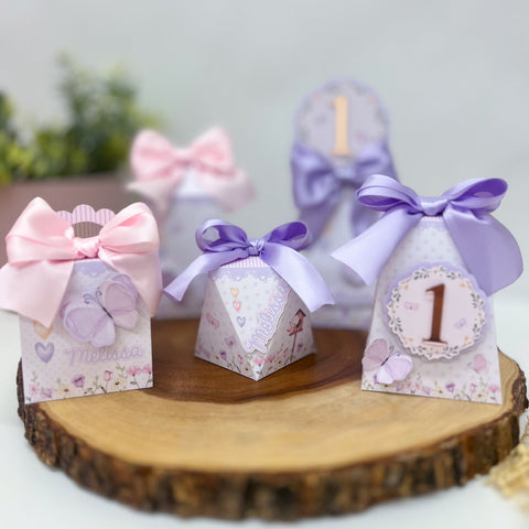 Butterfly Pink & Lilac -Set 25pcs