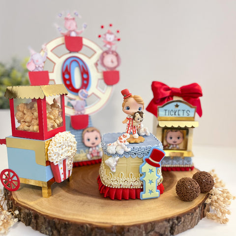 Circus/ Carnival Red & Blue-Set 20pcs