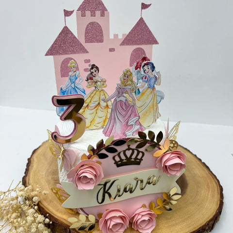 Princess Castle - Cake Topper