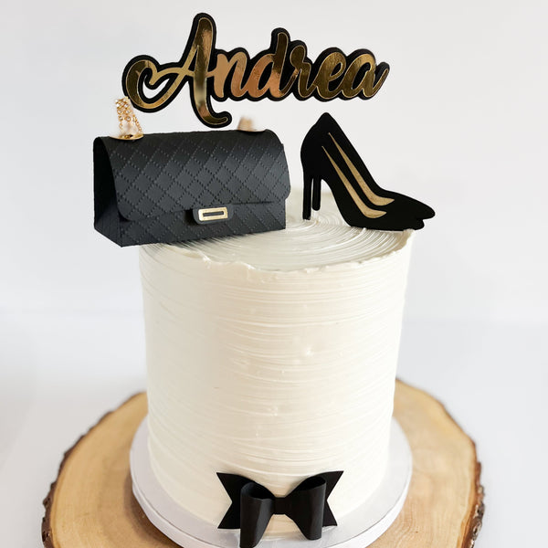 Fancy Bag CC Cake Topper