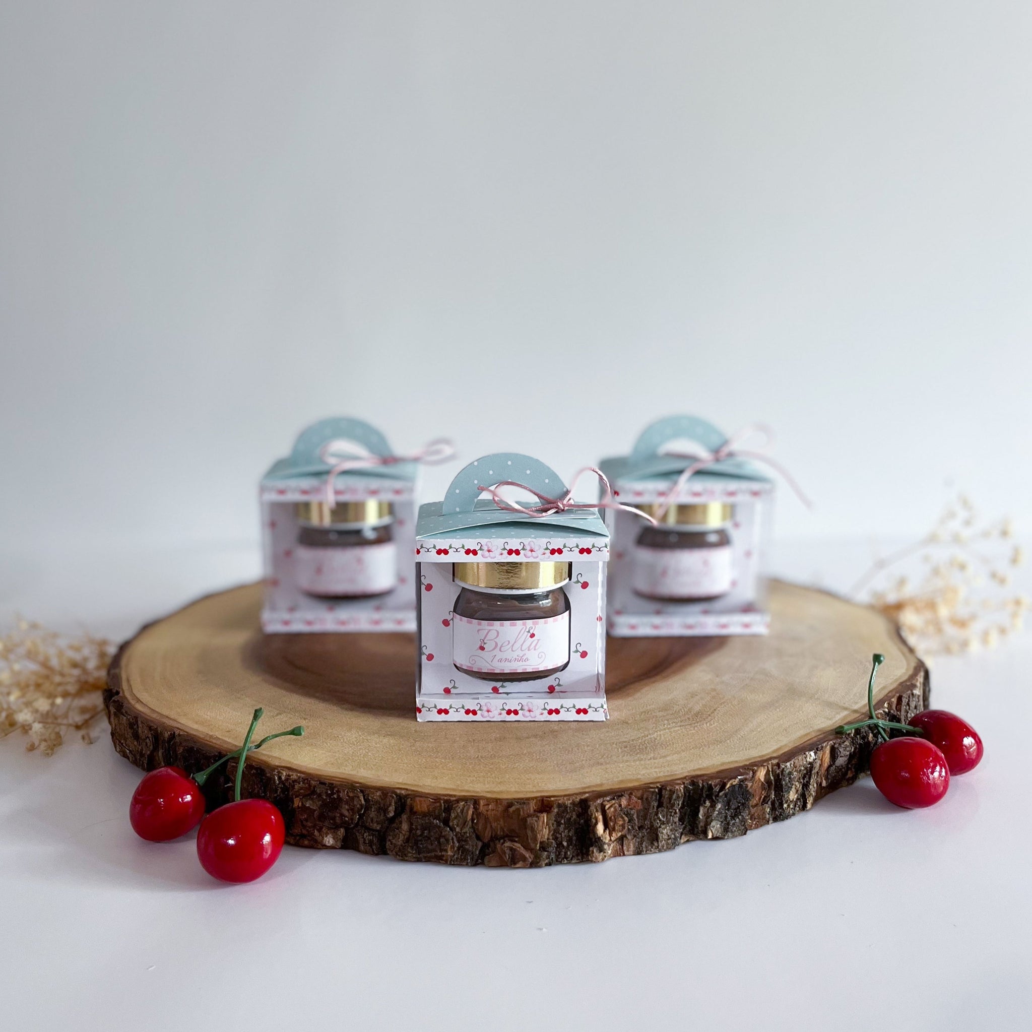 Cherry Mini Nutella on Box- Set 5pcs