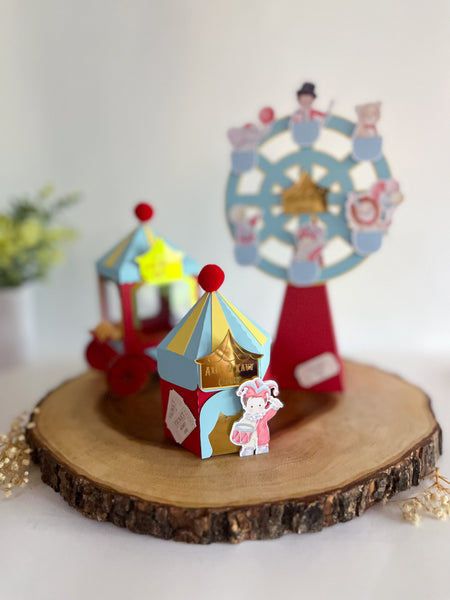 Circus/ Carnival Red- Set 15pcs