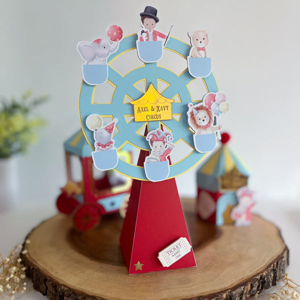 Circus/ Carnival Red- Set 15pcs