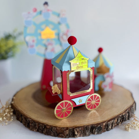 Circus/ Carnival Red- Set 15pcs
