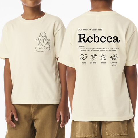 Personalized Father’s Day Shirt – Kids Edition