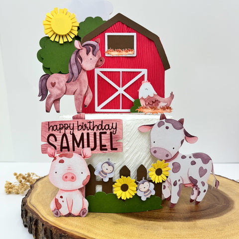Farm - Cake Topper