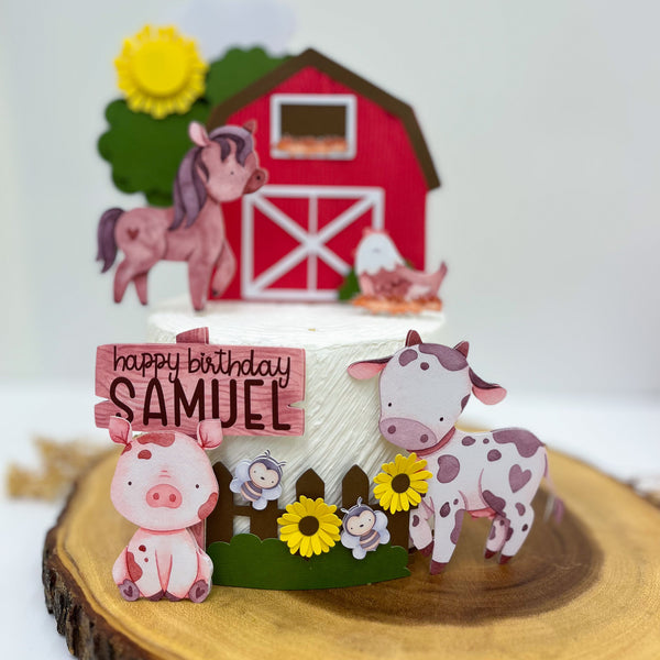 Farm - Cake Topper