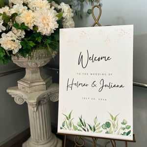 Welcome Sign Wedding