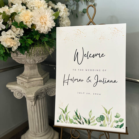 Welcome Sign Wedding
